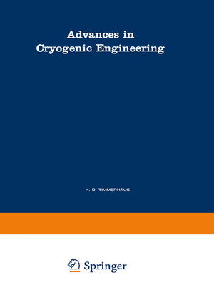 cover image of Advances in Cryogenic Engineering